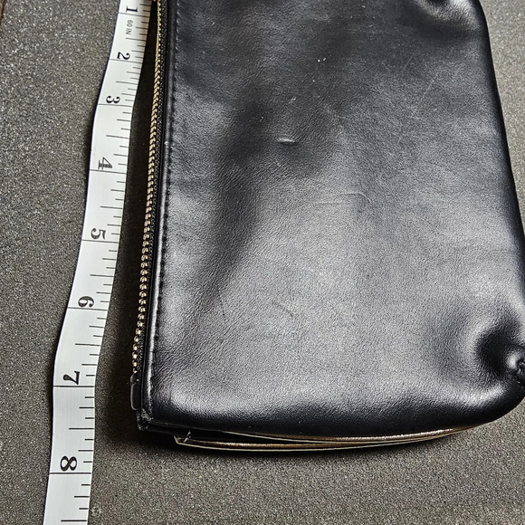 Versace Parfums Black And Gold Zip Up Toiletry Cosmetic Small Travel Bag see pic - Picture 6 of 7